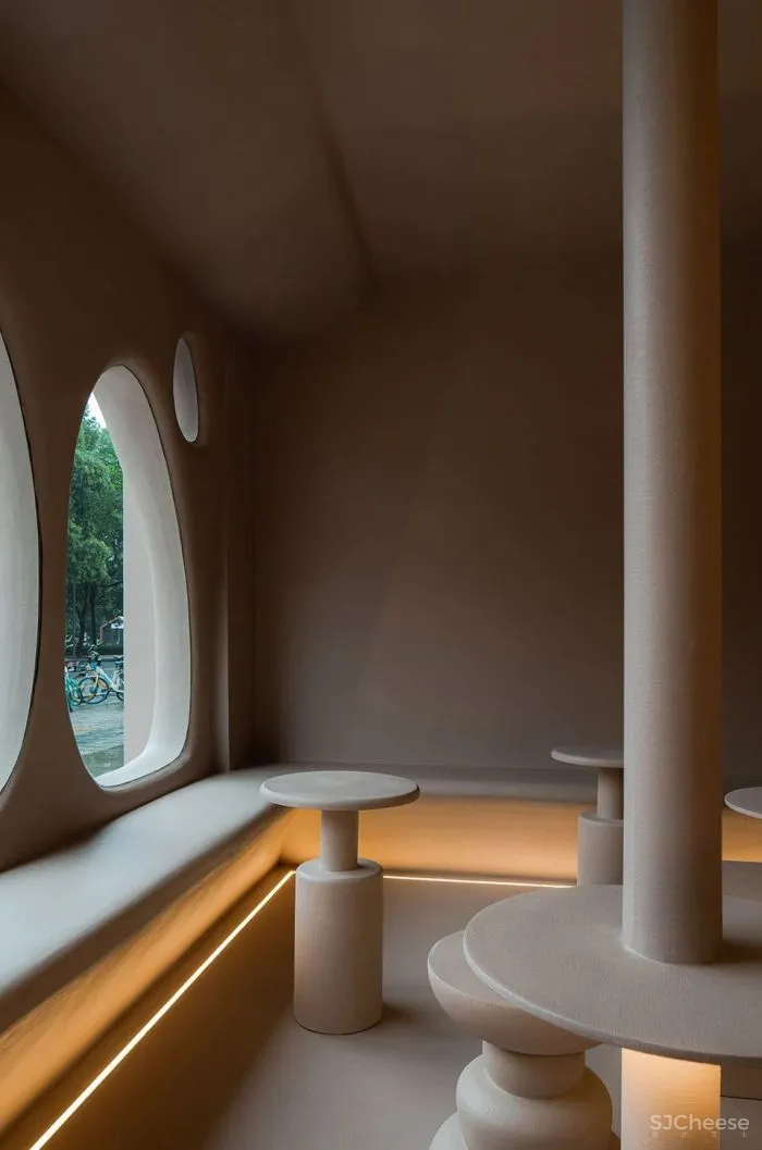 新作 白天温暖夜晚迷幻 Jú咖啡厅 壹阁设计