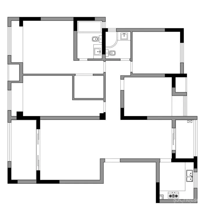 经典黑调,开启一种精致的生活方式 皋邸设计