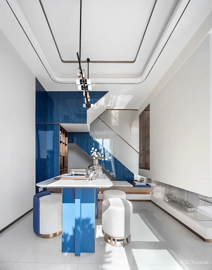 EHOO易虎设计 | 北海彰泰白鹭湾叠墅中叠样板间