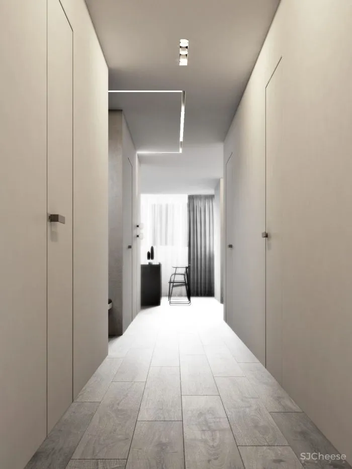 水泥漆、石膏线、大理石、玻璃,现代风格的多重演绎!