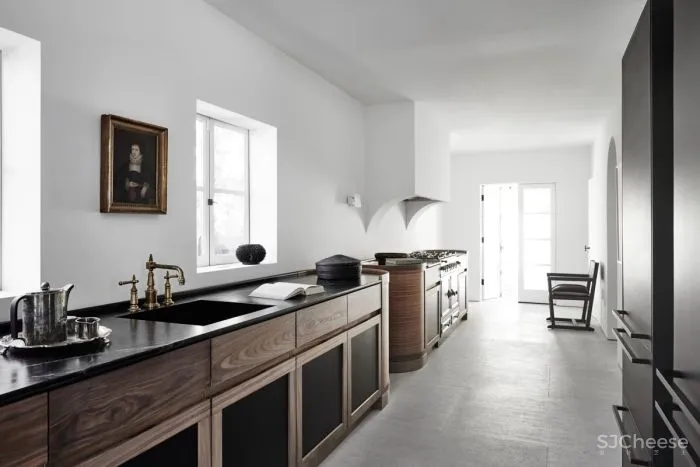 330㎡极简白大宅,拱形元素的高级玩法