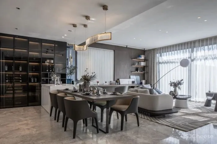 新作|艺烁国际:135㎡梦幻空间中的速度与激情