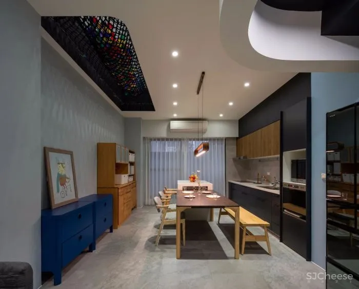 黄巢设计 充满生活感的几何H宅