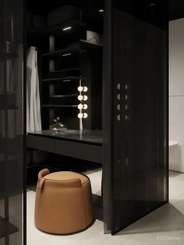 简约风 LOFT,完美演绎黑白调的空间美学