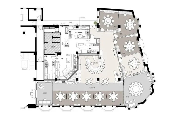 GID.曾建龙力作 上海外滩顶级餐厅「九储堂」设计