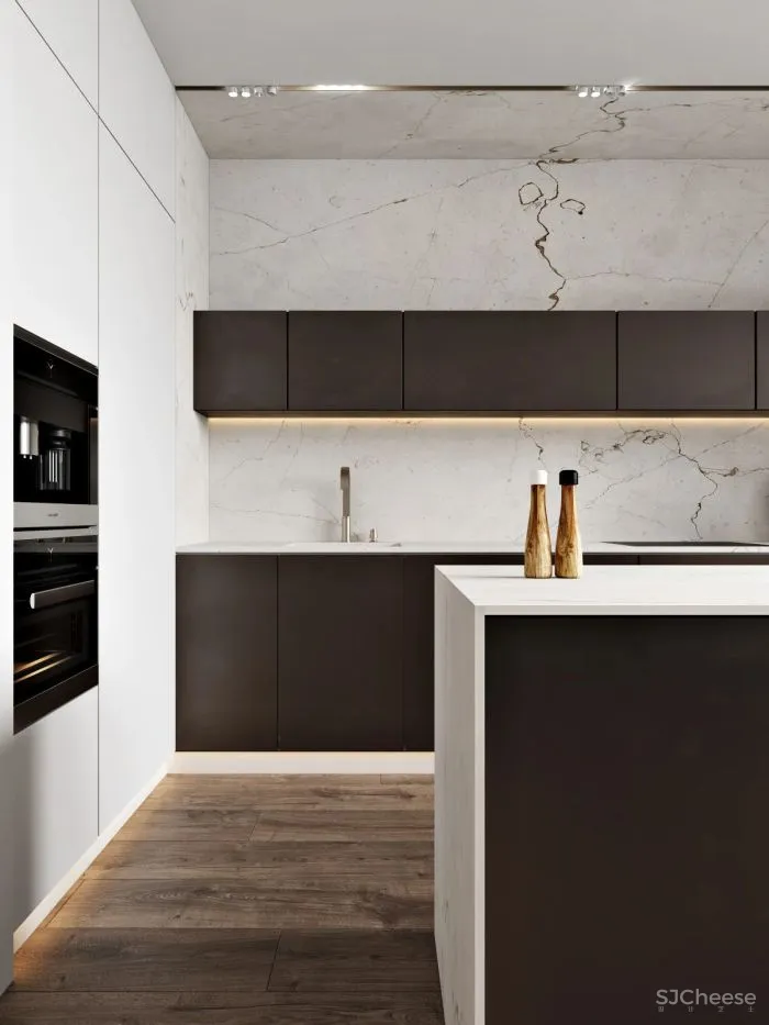 水泥漆、石膏线、大理石、玻璃,现代风格的多重演绎!