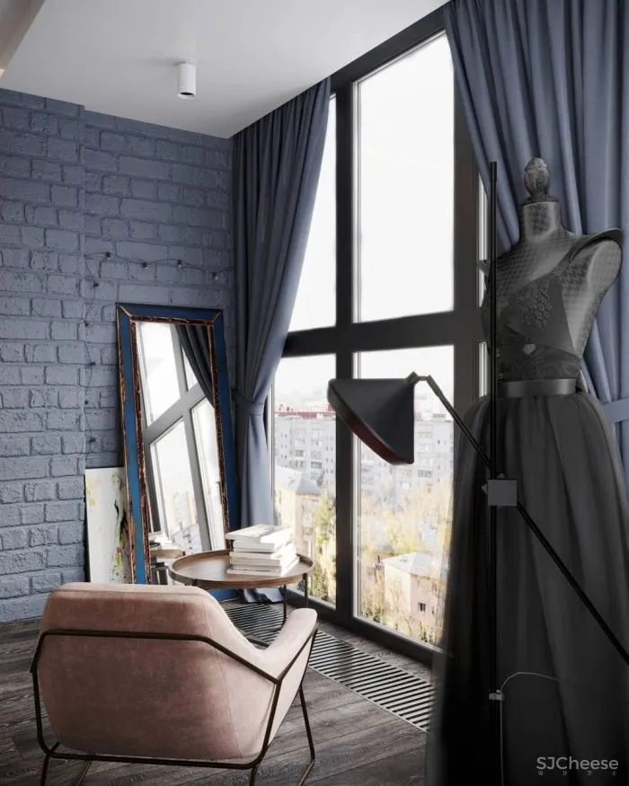 129㎡一居室,古典与现代的气氛,好迷人!