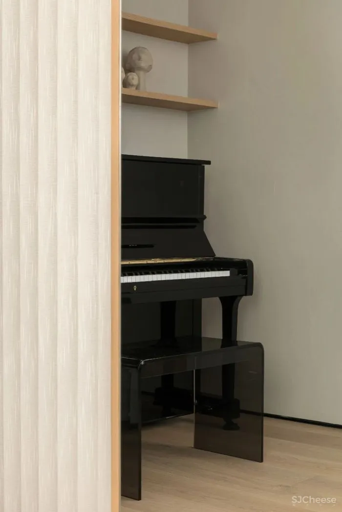 130㎡禅意居所,竖百叶与原木太美了!