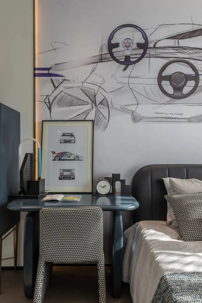 新作|艺烁国际:135㎡梦幻空间中的速度与激情