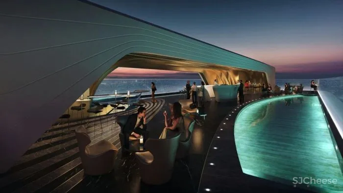 扎哈事务所新作，扭曲的外立面分隔公寓和酒店，独树一帜的「分层」设计！