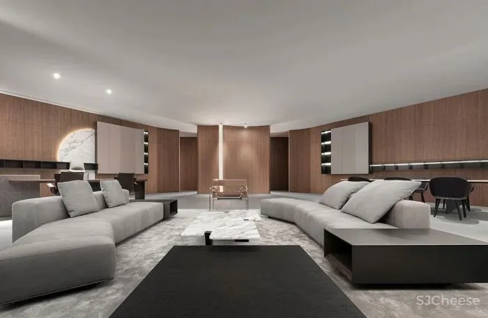 新作丨 YuQiang-Partners 游走于直线与曲线的极简设计