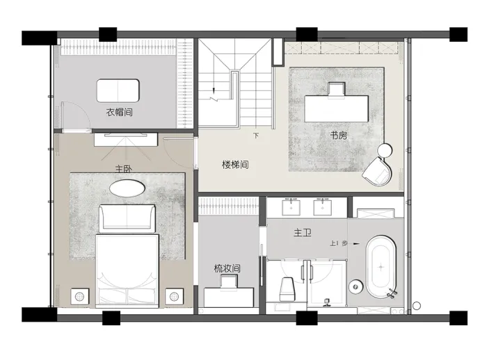 新作丨 王五平:330㎡简洁别墅,优雅白 · 沉静的空间艺术!