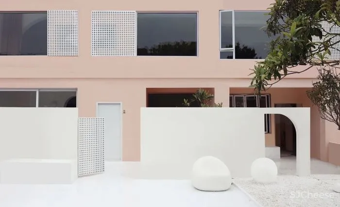 桃粉色ins风,温柔与硬朗的平衡 则问设计