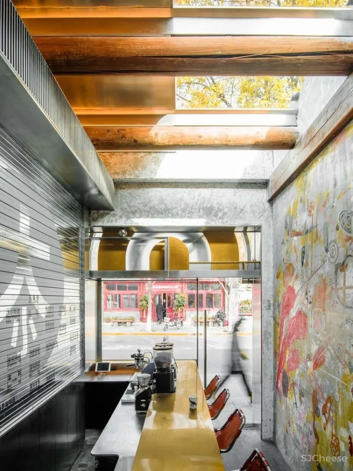 大小咖啡,北京前门店 / 余留地