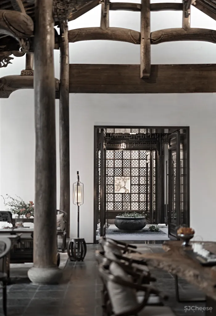 吴文粒新作 丨 800㎡闲庭深院,极致东方,重现百年古宅风华!