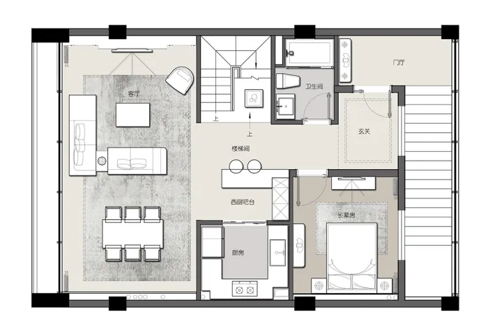 新作丨 王五平:330㎡简洁别墅,优雅白 · 沉静的空间艺术!