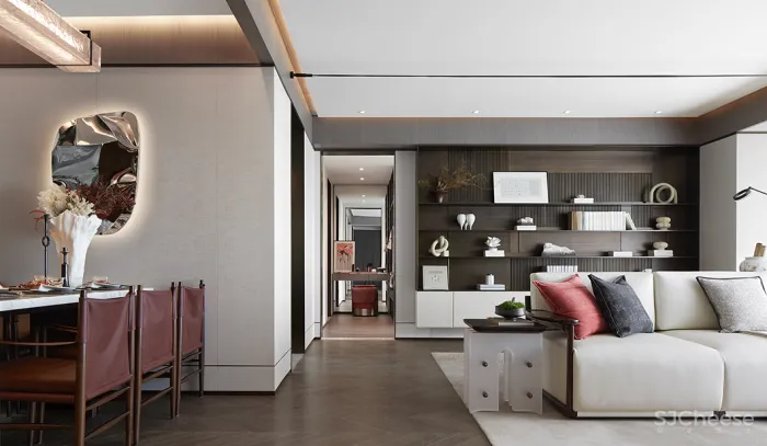 新作丨 岳蒙:一点朱砂染,写意现代境!