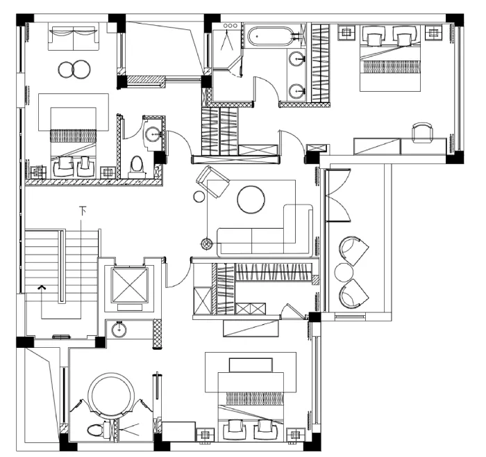 新作丨 尚层设计:600㎡园林豪宅,江南生活的诗意画境