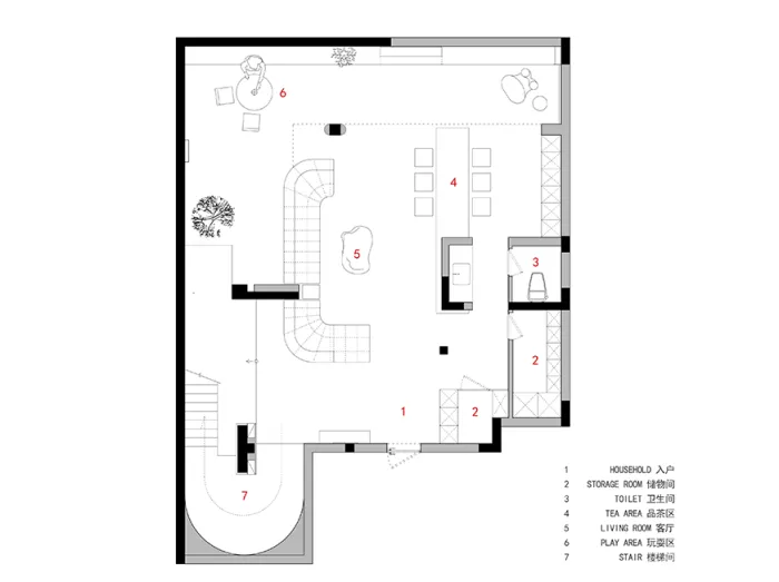 新作|方日新 • 庐州 翠园|这间地复式院落私宅,采光通风极好
