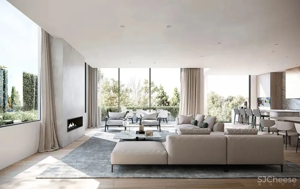 性冷淡的别墅设计,满满的高级感!