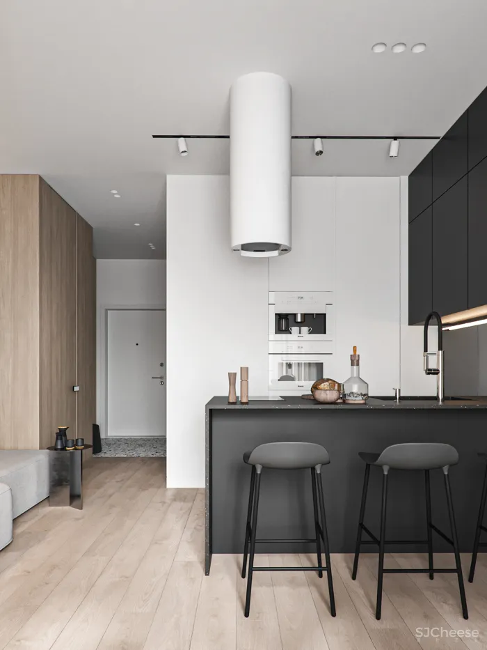 60㎡ 一室户,这样设计真显大!