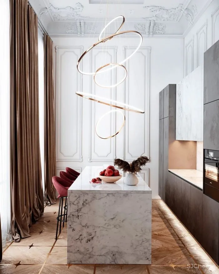 129㎡一居室,古典与现代的气氛,好迷人!