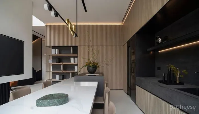 新作丨 孙建亚 896㎡ 极致私宅,一道和光,温润沁人