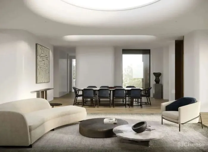 性冷淡的别墅设计,满满的高级感!