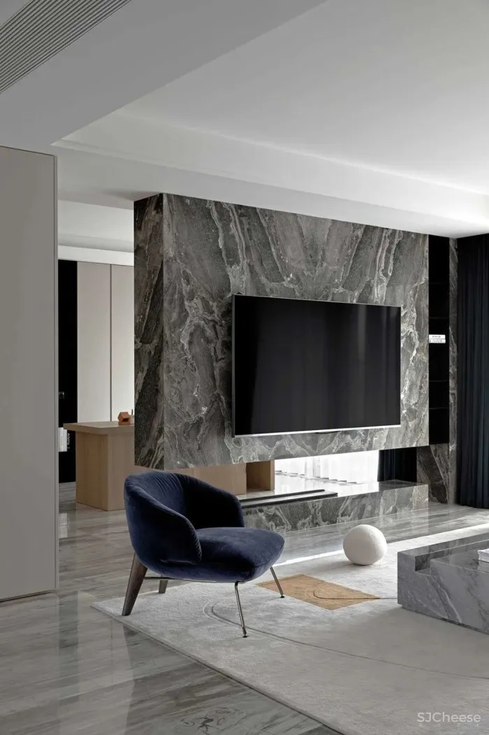 杭州尔间设计丨相半一个幸福的四口之家