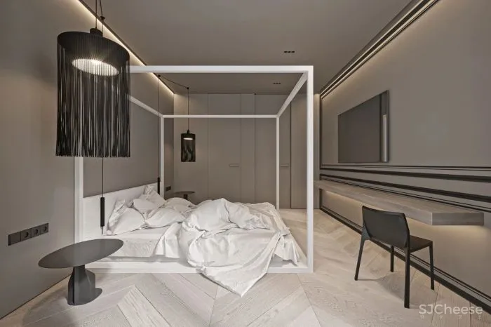 100㎡高级灰空间,极具设计感!