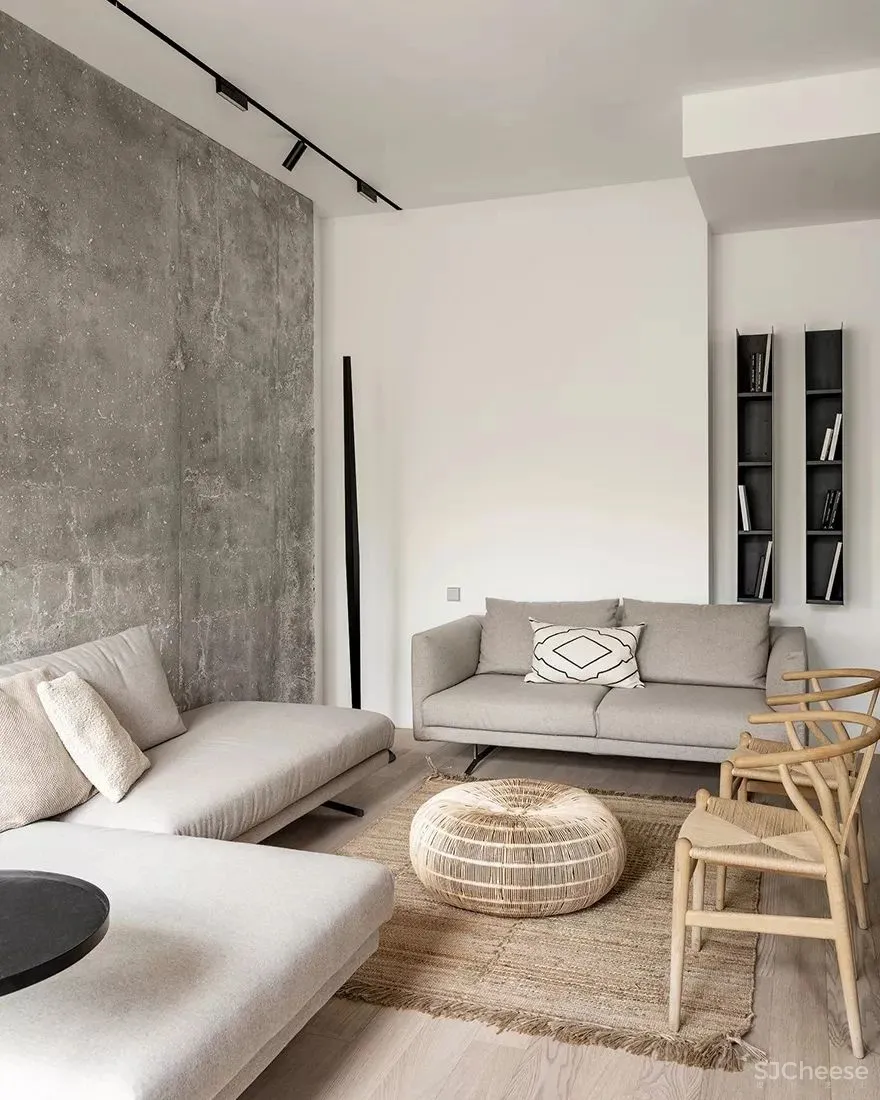 125㎡灰木空间,满满的高级感!