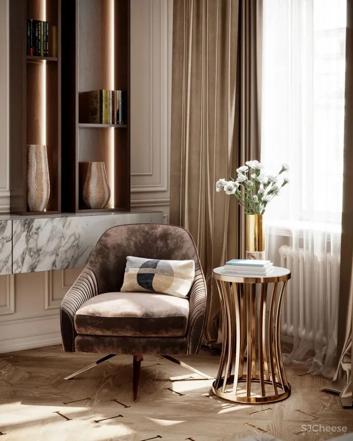 129㎡一居室,古典与现代的气氛,好迷人!