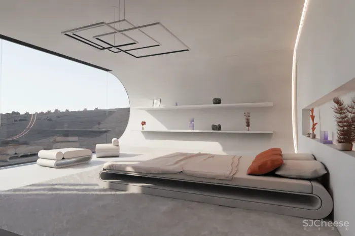 极星新出概念设计,海上别墅配飞机,未来隐世豪宅的样子