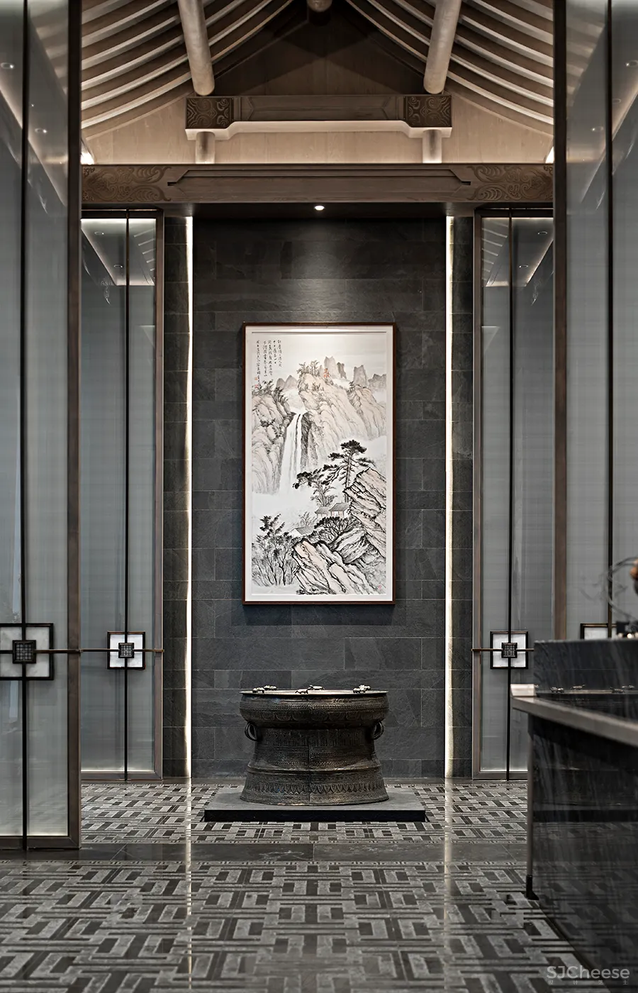 吴文粒新作 丨 800㎡闲庭深院,极致东方,重现百年古宅风华!