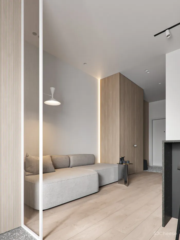 60㎡ 一室户,这样设计真显大!