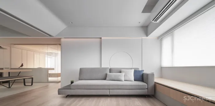 拒绝循规蹈矩,从三室改一室,这个100平米的住宅被改的十分有趣