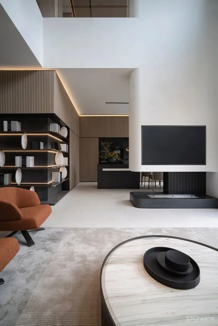 新作丨 孙建亚 896㎡ 极致私宅,一道和光,温润沁人