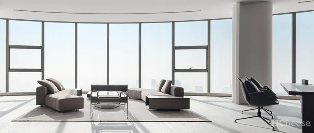 新作丨 YuQiang-Partners 游走于直线与曲线的极简设计