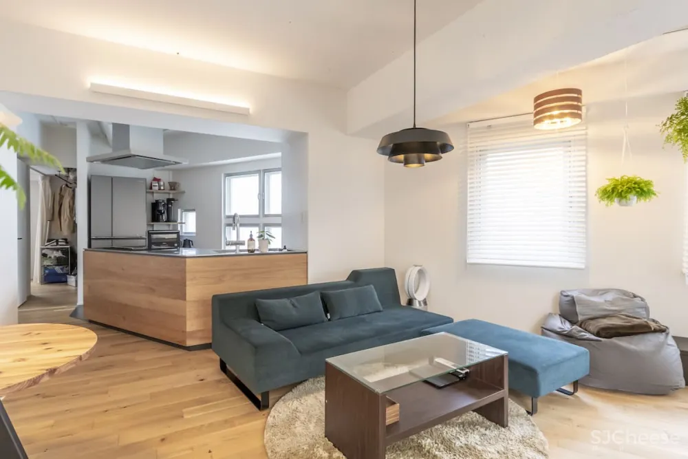 56m²异型空间巧变阳光房,还能干湿四分离 洄游动线!