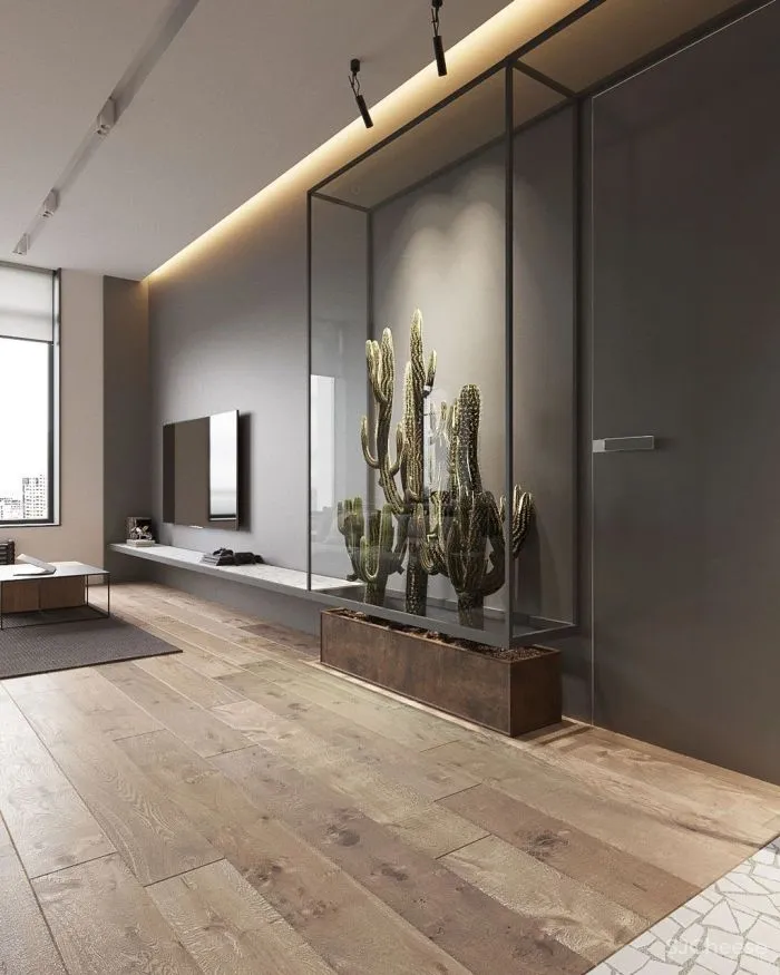 55㎡二居室,男性的雅致空间!