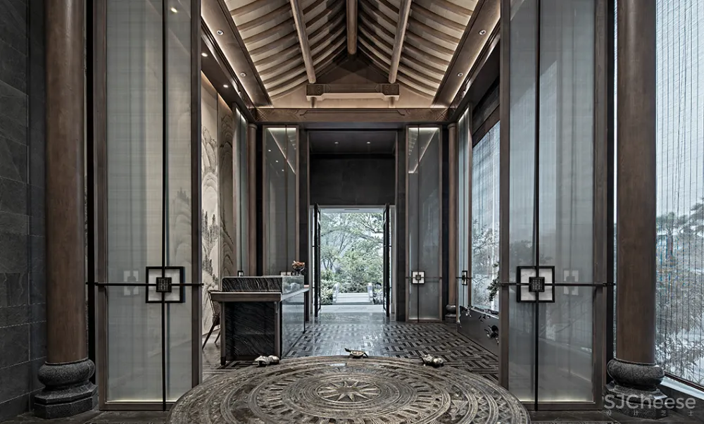吴文粒新作 丨 800㎡闲庭深院,极致东方,重现百年古宅风华!