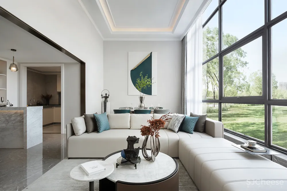 新作丨 王五平:330㎡简洁别墅,优雅白 · 沉静的空间艺术!