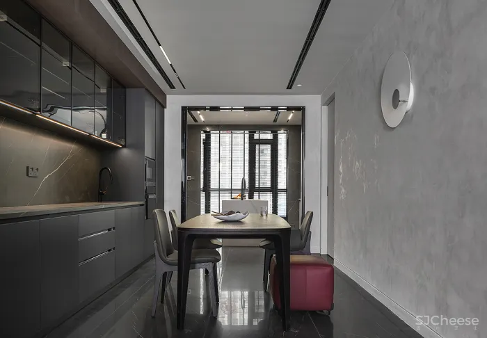 新作丨 夏承龙:240㎡极简私宅,克制而热烈!