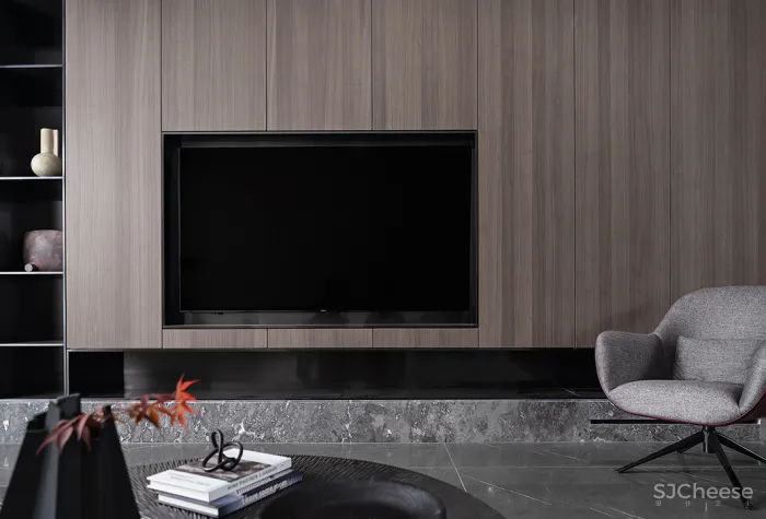 新作丨 夏承龙:240㎡极简私宅,克制而热烈!