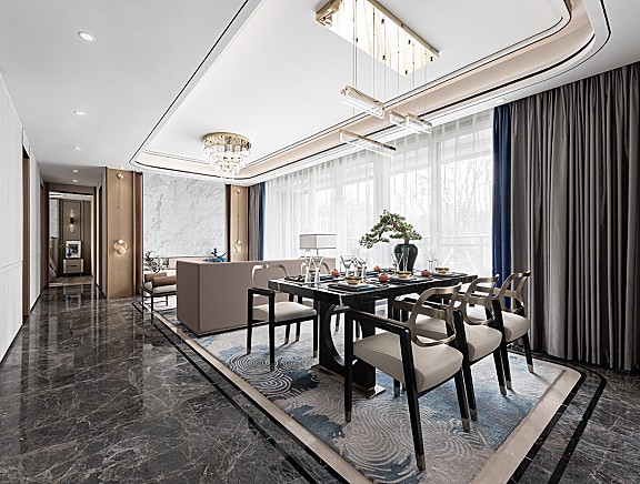 EHOO易虎设计 | 西充泽京西樾府E户型样板房