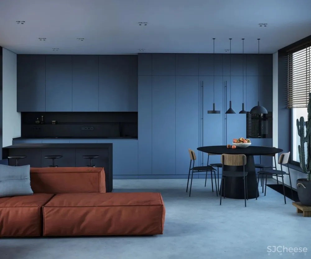 Avrinska设计：大胆的撞色空间，颜值爆表！