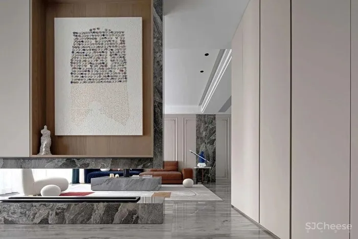 杭州尔间设计丨相半一个幸福的四口之家