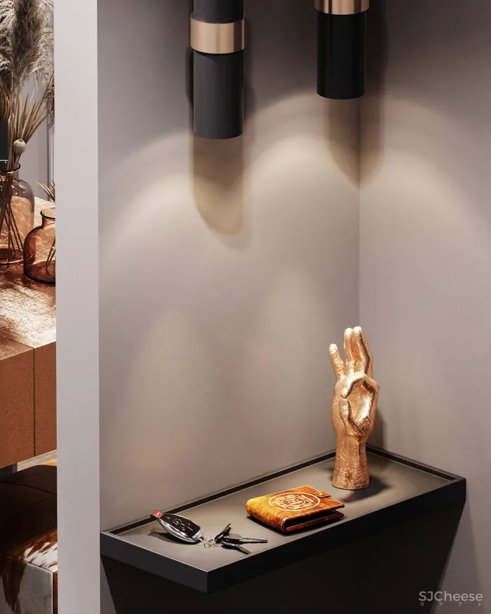 热烈红爱意满满的家