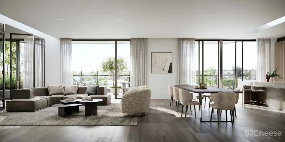 只有 10 户的公寓楼, 有质感的精装才有格调