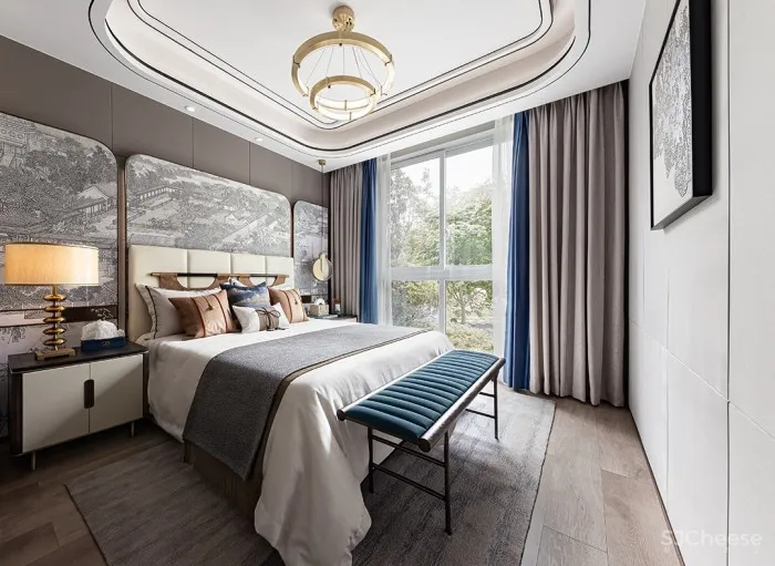 EHOO易虎设计 | 西充泽京西樾府E户型样板房